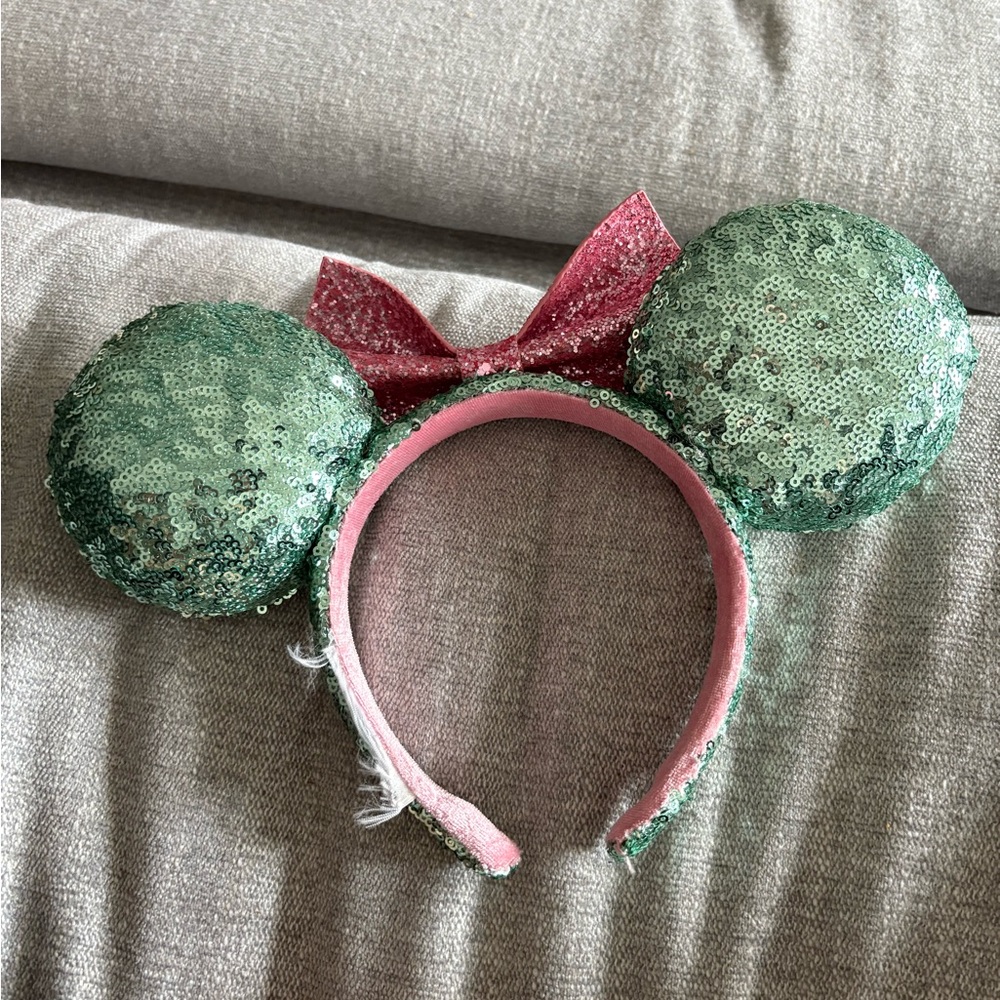 Disney Green and Pink Minnie Ears